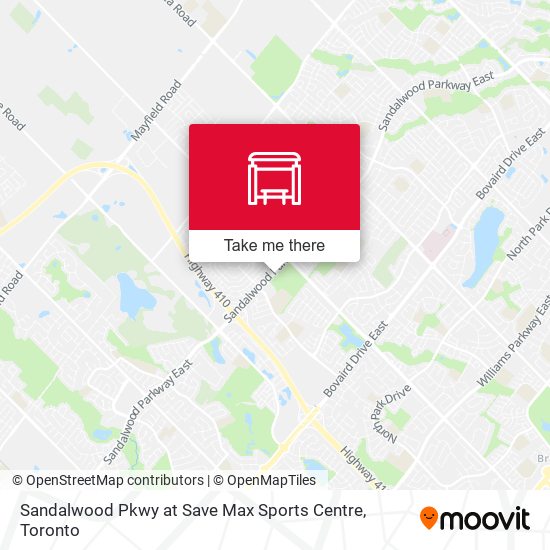 Sandalwood Pkwy at Save Max Sports Centre map