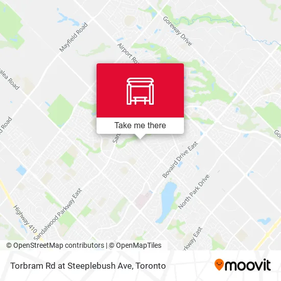 Torbram Rd at Steeplebush Ave map