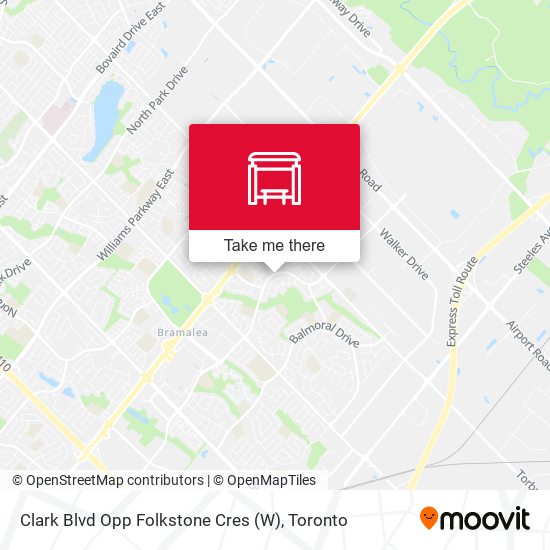 Clark Blvd Opp Folkstone Cres (W) map