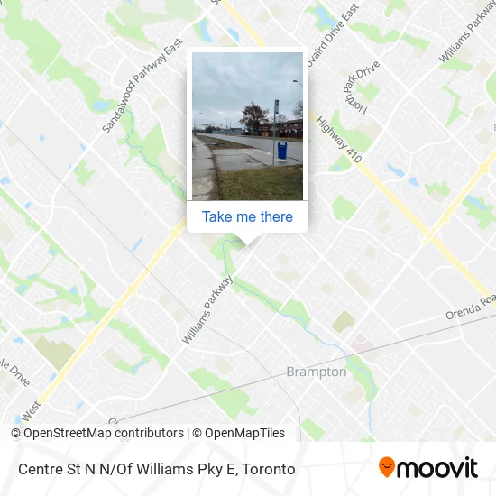 Centre St N N / Of Williams Pky E map