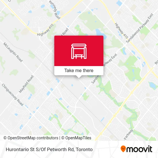 Hurontario St S/Of Petworth Rd map