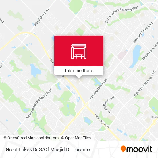 Great Lakes Dr S/Of Masjid Dr map