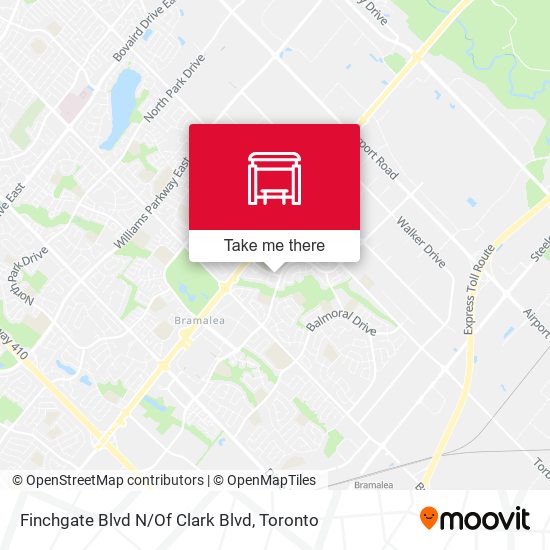 Finchgate Blvd N/Of Clark Blvd map