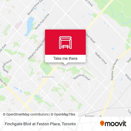Finchgate Blvd at Feston Place plan
