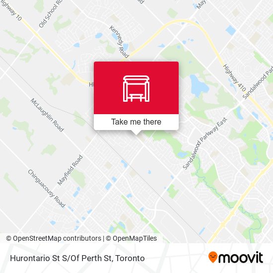 Hurontario St S/Of Perth St map