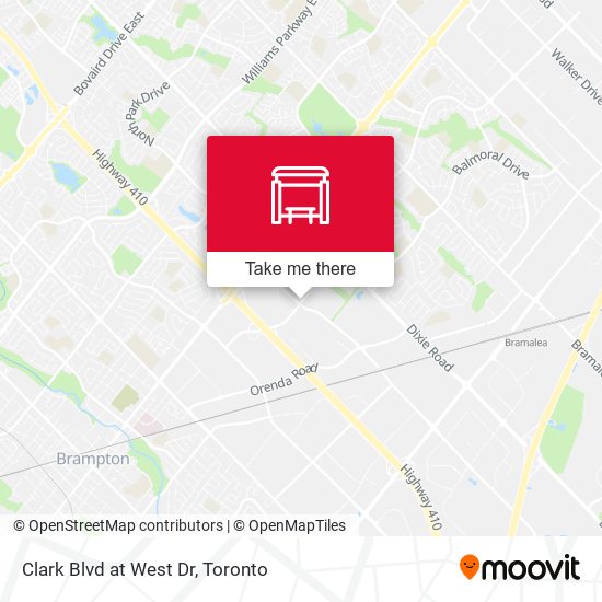 Clark Blvd at West Dr plan