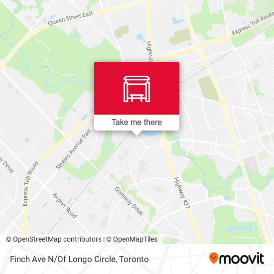 Finch Ave N/Of Longo Circle map