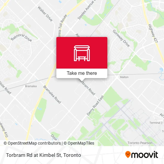 Torbram Rd at Kimbel St map