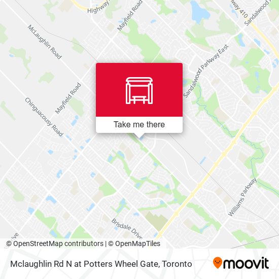 Mclaughlin Rd N at Potters Wheel Gate map