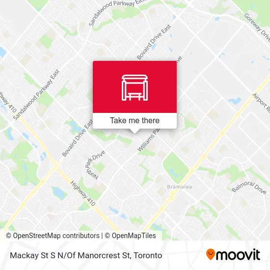 Mackay St S N/Of Manorcrest St map