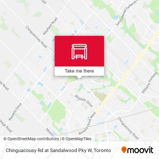 Chinguacousy Rd at Sandalwood Pky W map