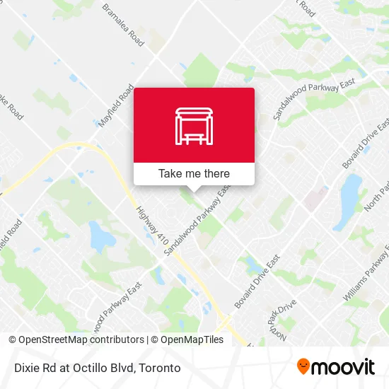 Dixie Rd at Octillo Blvd map