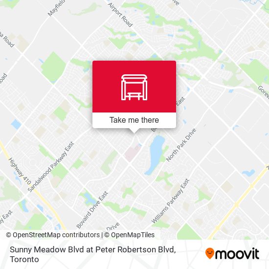Sunny Meadow Blvd at Peter Robertson Blvd map