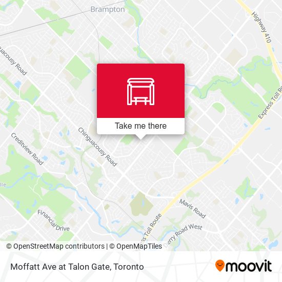 Moffatt Ave at Talon Gate map
