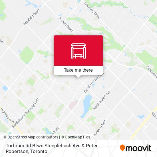 Torbram Rd Btwn Steeplebush Ave & Peter Robertson map