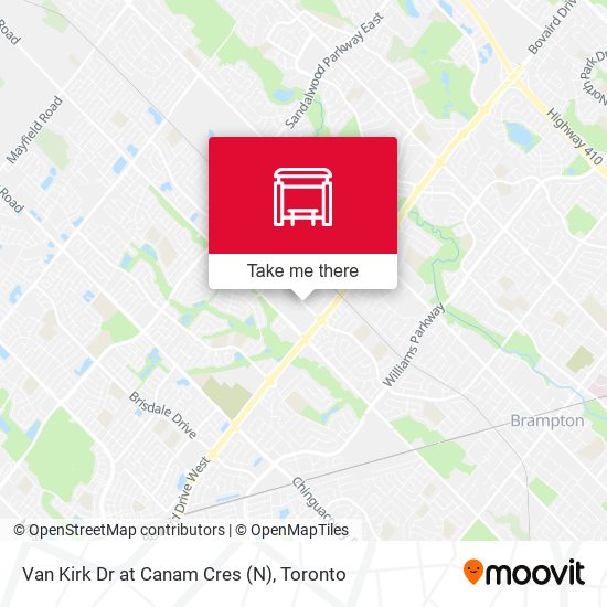 Van Kirk Dr at Canam Cres (N) map