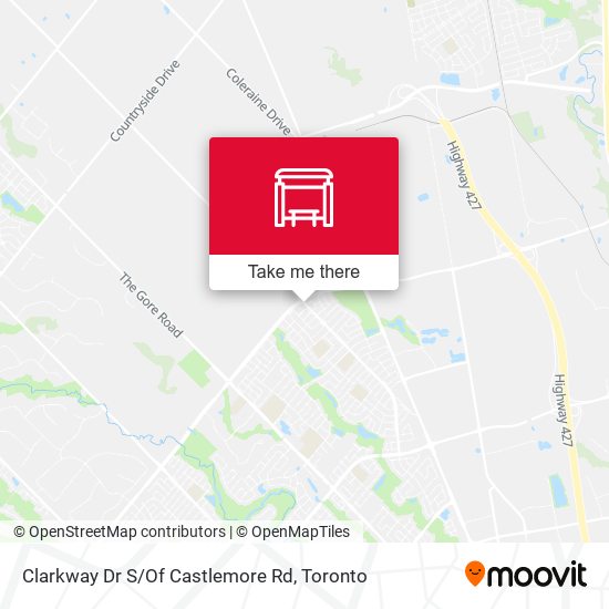Clarkway Dr S/Of Castlemore Rd map