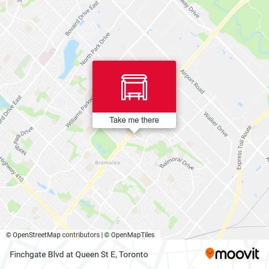 Finchgate Blvd at Queen St E plan
