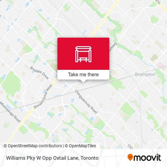 Williams Pky W Opp Oxtail Lane map