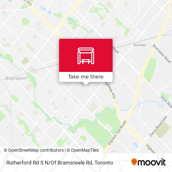Rutherford Rd S N / Of Bramsteele Rd map