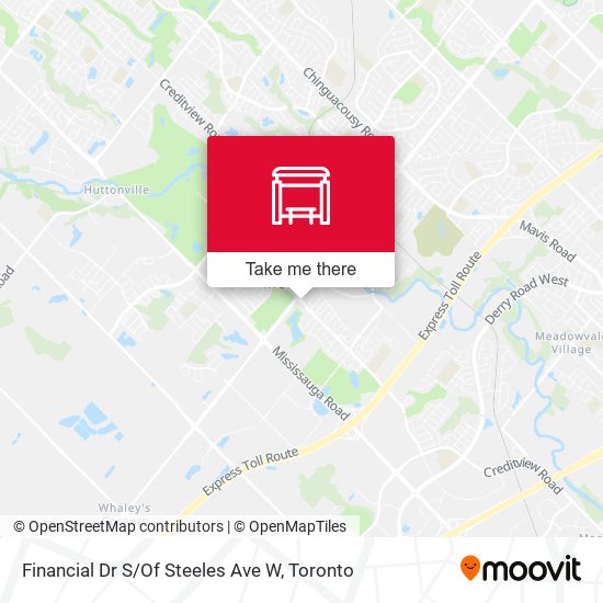 Financial Dr S / Of Steeles Ave W map