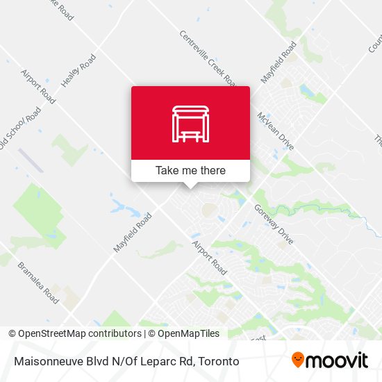 Maisonneuve Blvd N / Of Leparc Rd map