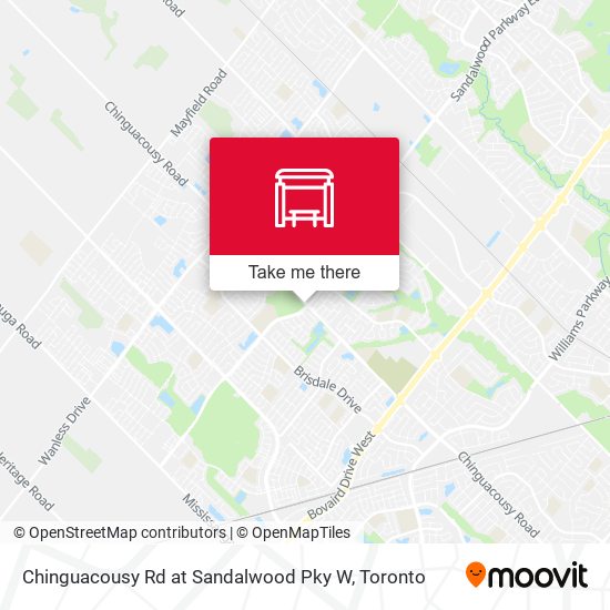 Chinguacousy Rd at Sandalwood Pky W map