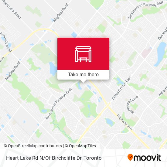 Heart Lake Rd N / Of Birchcliffe Dr map
