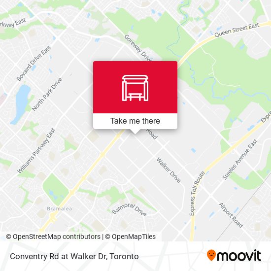 Conventry Rd at Walker Dr map