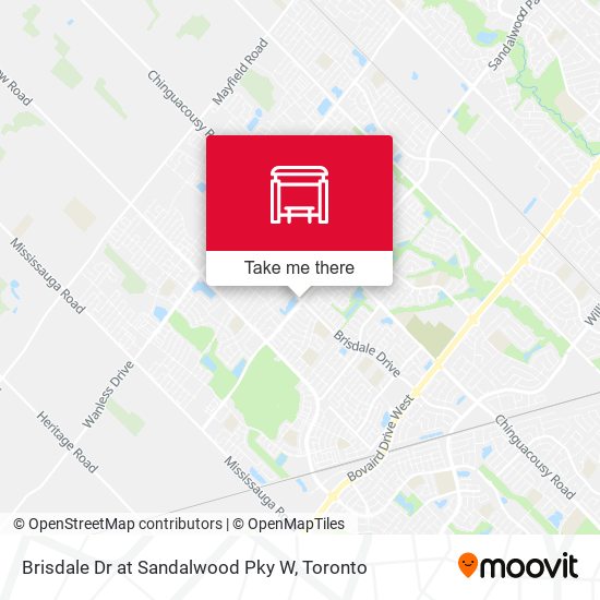 Brisdale Dr at Sandalwood Pky W map