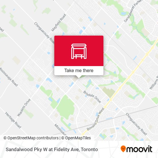 Sandalwood Pky W at Fidelity Ave map