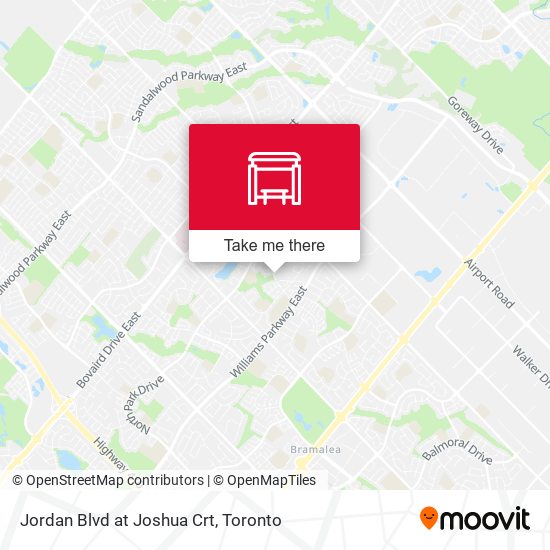 Jordan Blvd at Joshua Crt map