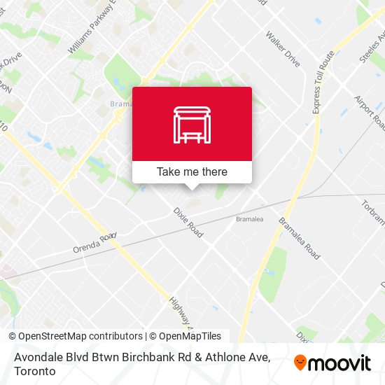 Avondale Blvd Btwn Birchbank Rd & Athlone Ave map