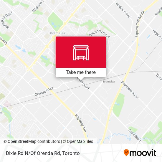Dixie Rd N/Of Orenda Rd map