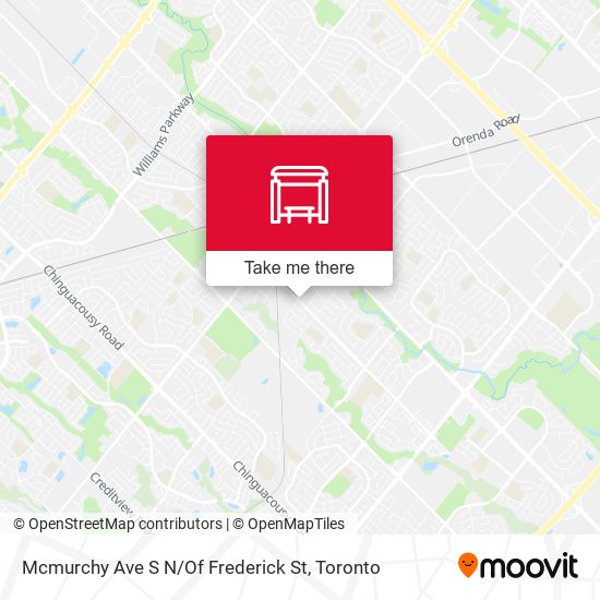 Mcmurchy Ave S N / Of Frederick St map