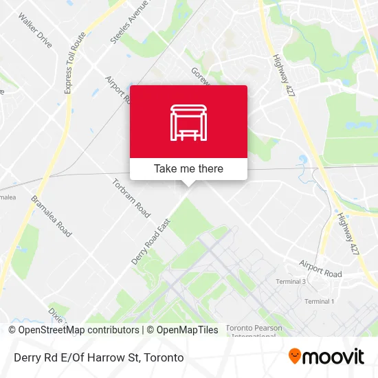 Derry Rd E/Of Harrow St map