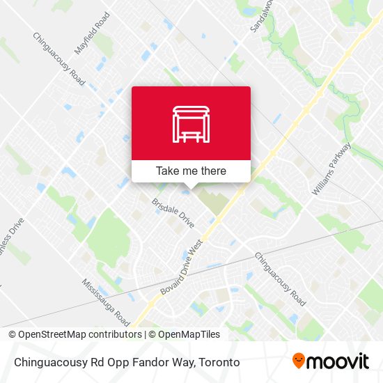 Chinguacousy Rd Opp Fandor Way map