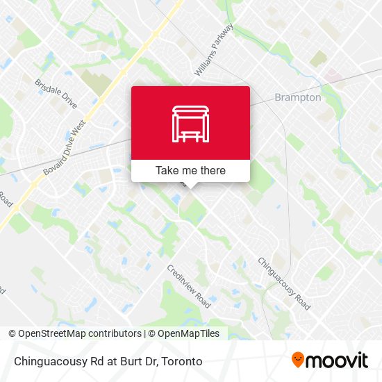 Chinguacousy Rd at Burt Dr map
