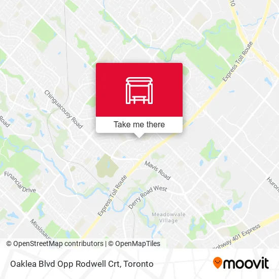 Oaklea Blvd Opp Rodwell Crt map