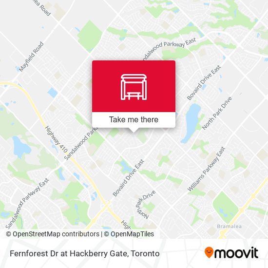 Fernforest Dr at Hackberry Gate map