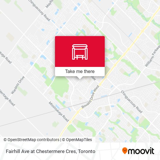 Fairhill Ave at Chestermere Cres plan