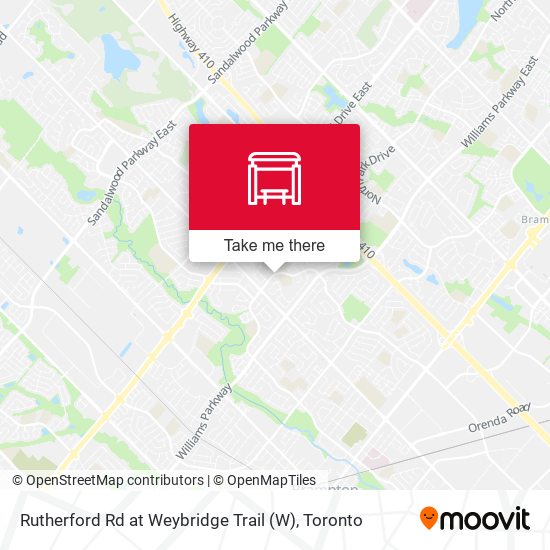 Rutherford Rd at Weybridge Trail plan