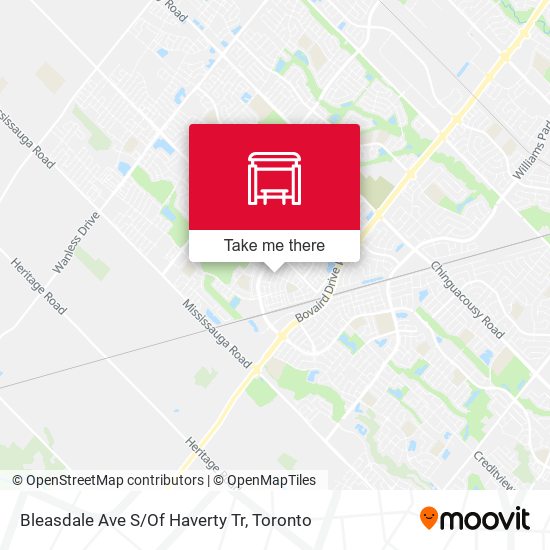 Bleasdale Ave S/Of Haverty Tr map