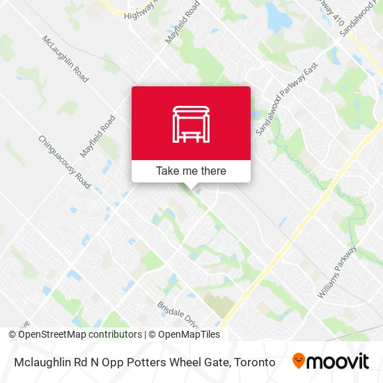 Mclaughlin Rd N Opp Potters Wheel Gate map