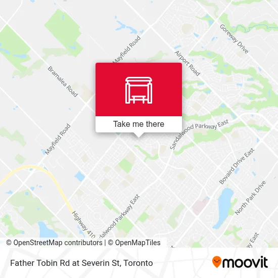 Father Tobin Rd at Severin St map