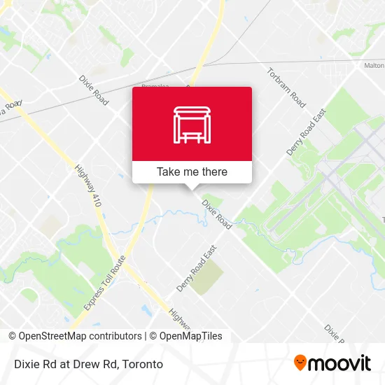 Dixie Rd at Drew Rd map