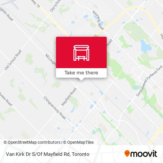 Van Kirk Dr S/Of Mayfield Rd map