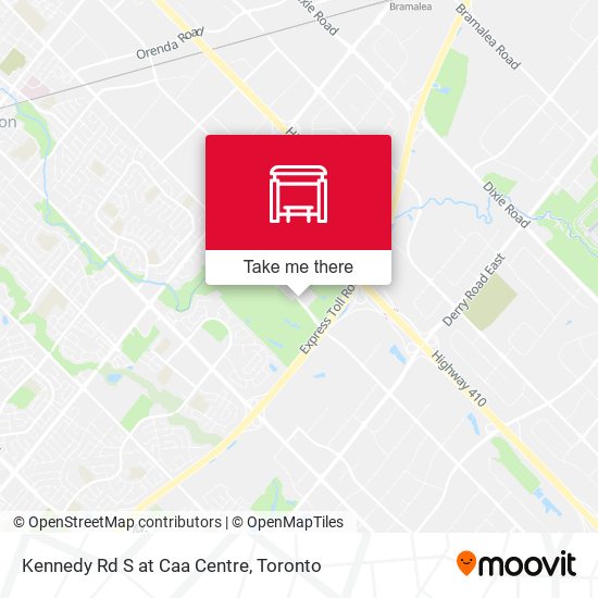 Kennedy Rd S at Caa Centre map