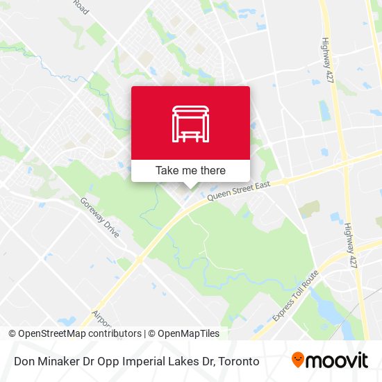 Don Minaker Dr Opp Imperial Lakes Dr map