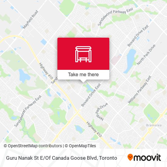 Guru Nanak St E / Of Canada Goose Blvd map